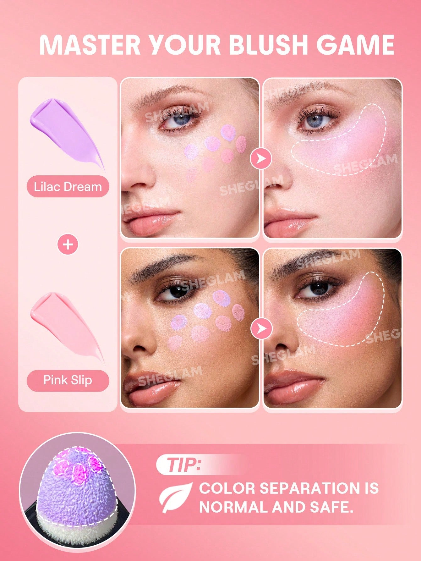 SHEGLAM Color Bloom Liquid Blush - NEW SHADES!