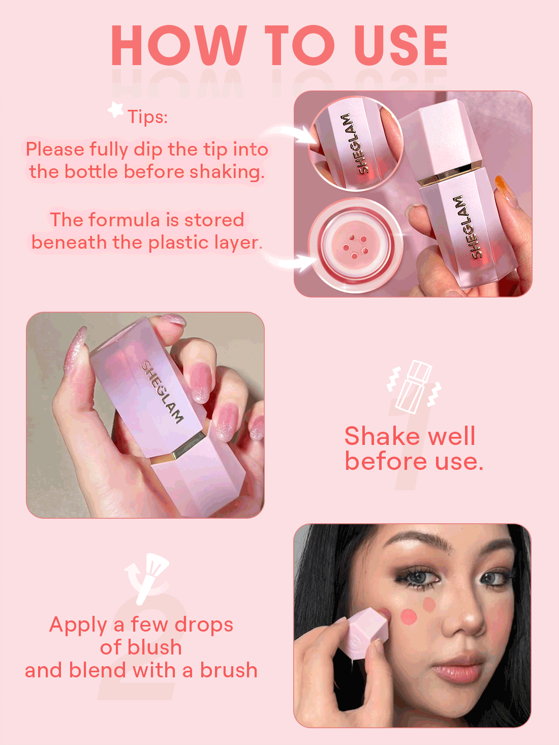 SHEGLAM Color Bloom Liquid Blush - NEW SHADES!