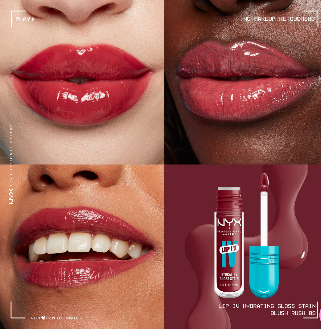 NYX Lip I.V. Hydrating Lip Gloss Stain