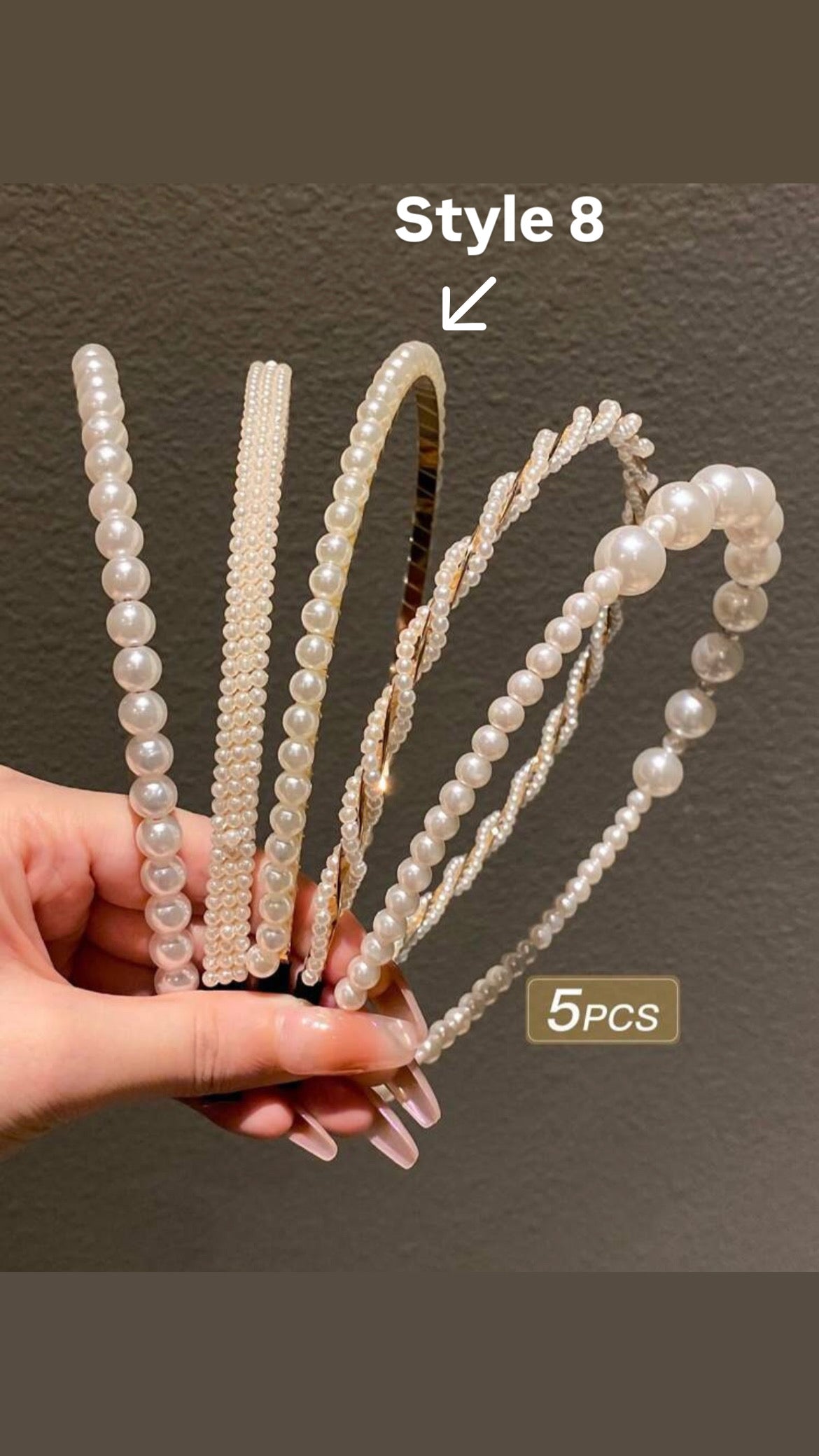 Faux Pearl Headbands