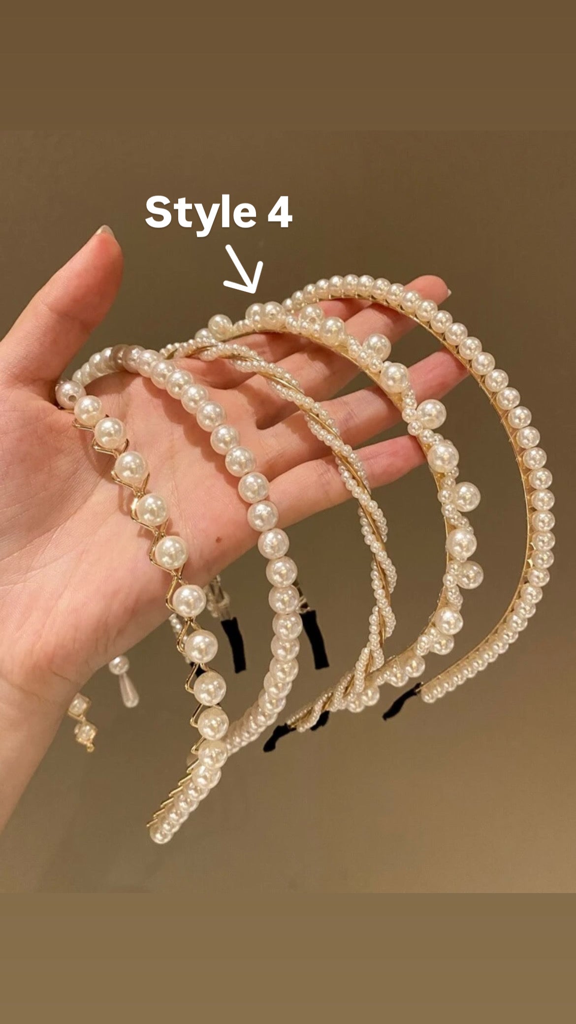 Faux Pearl Headbands