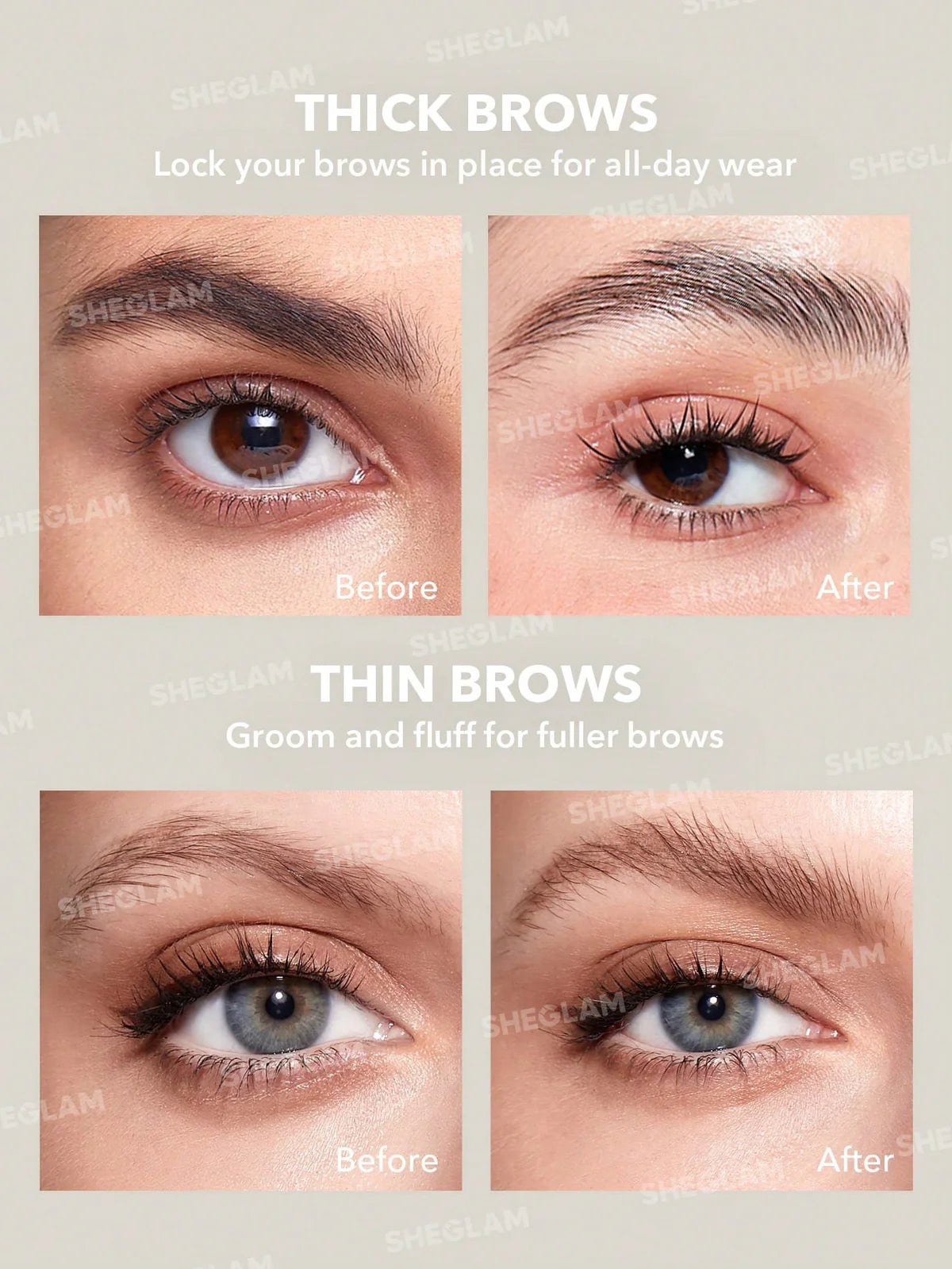 SHEGLAM Set Me Up Brow Hold-Crystal Clear