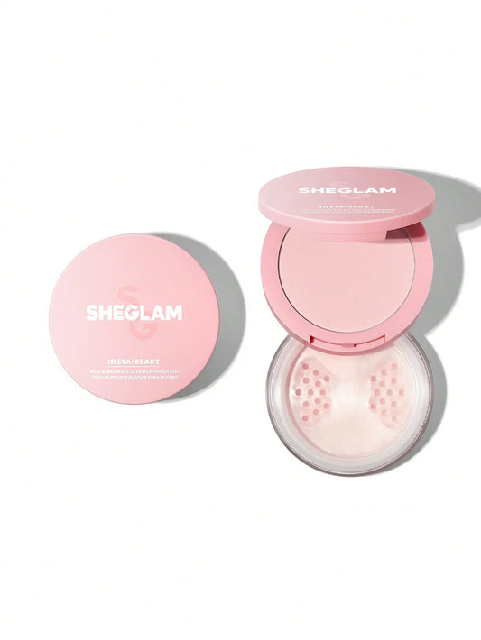 SHEGLAM Insta-ready Face & Under Eye Setting Powder Duo