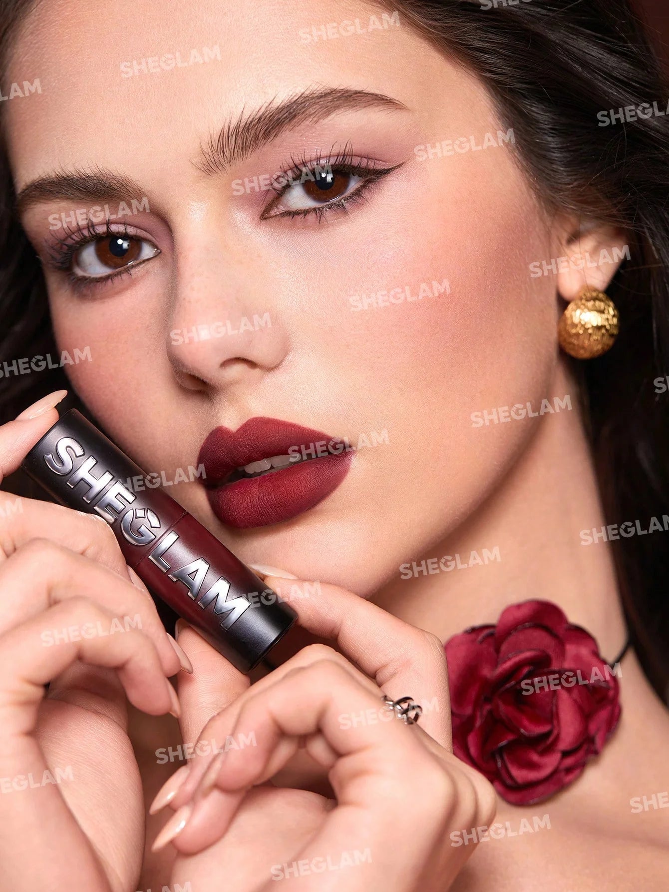 SHEGLAM Dynamatte Boom Long-Lasting Matte Lipstick (Ember Rose Ver.)