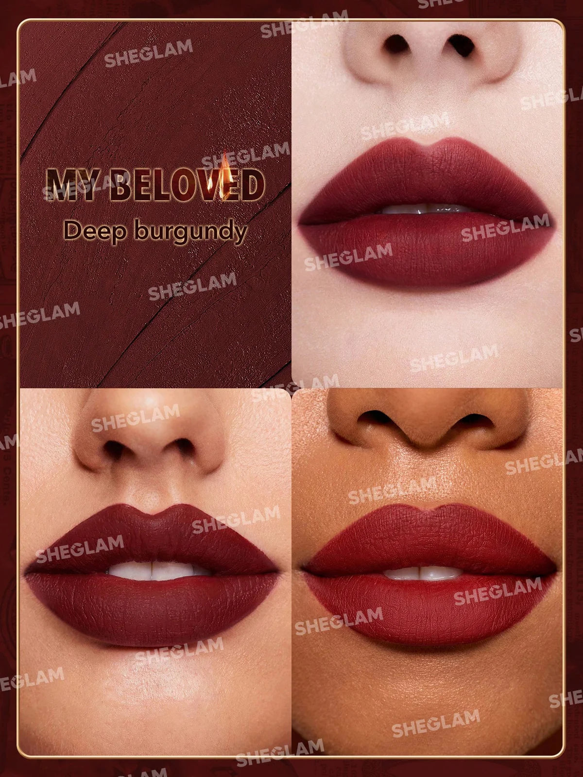 SHEGLAM Dynamatte Boom Long-Lasting Matte Lipstick (Ember Rose Ver.)