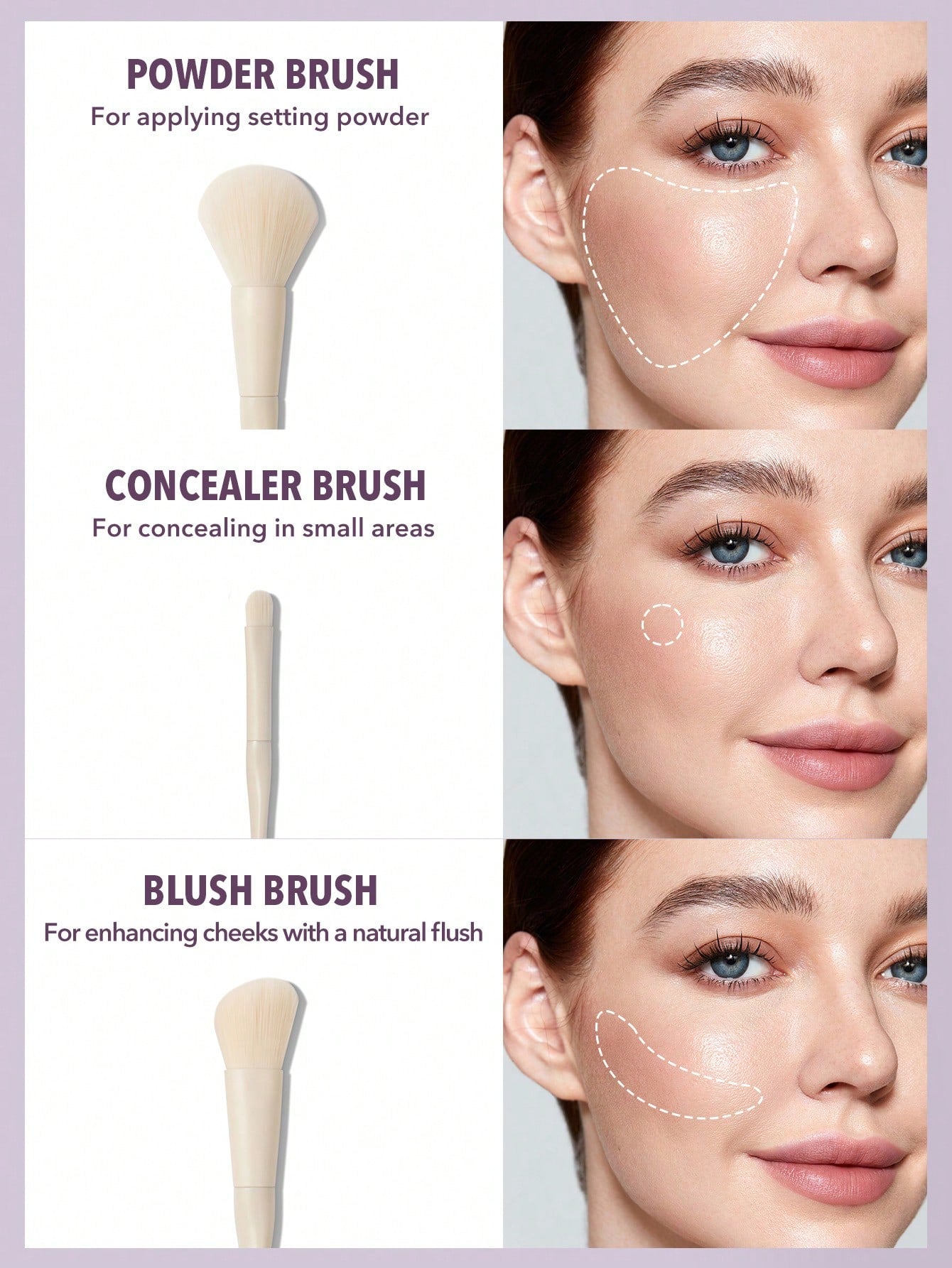 SHEGLAM Pro Core Brush Kit - 6 Pcs