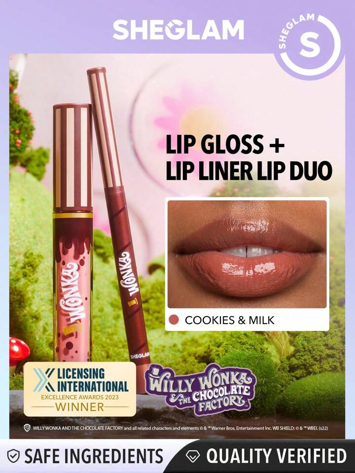 Willy Wonka Cocoa Kiss Lip Duo