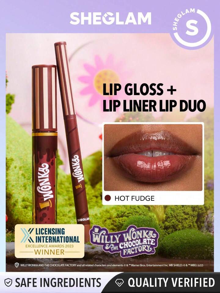 Willy Wonka Cocoa Kiss Lip Duo