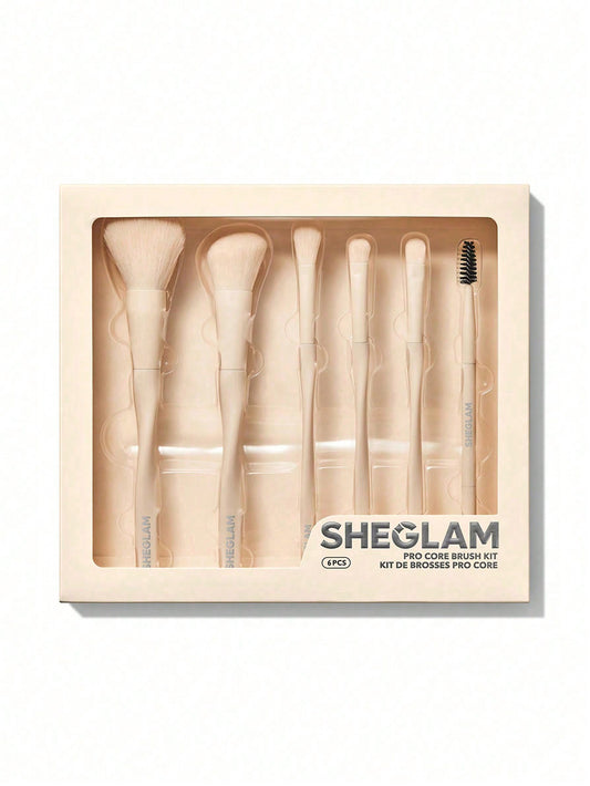 SHEGLAM Pro Core Brush Kit - 6 Pcs