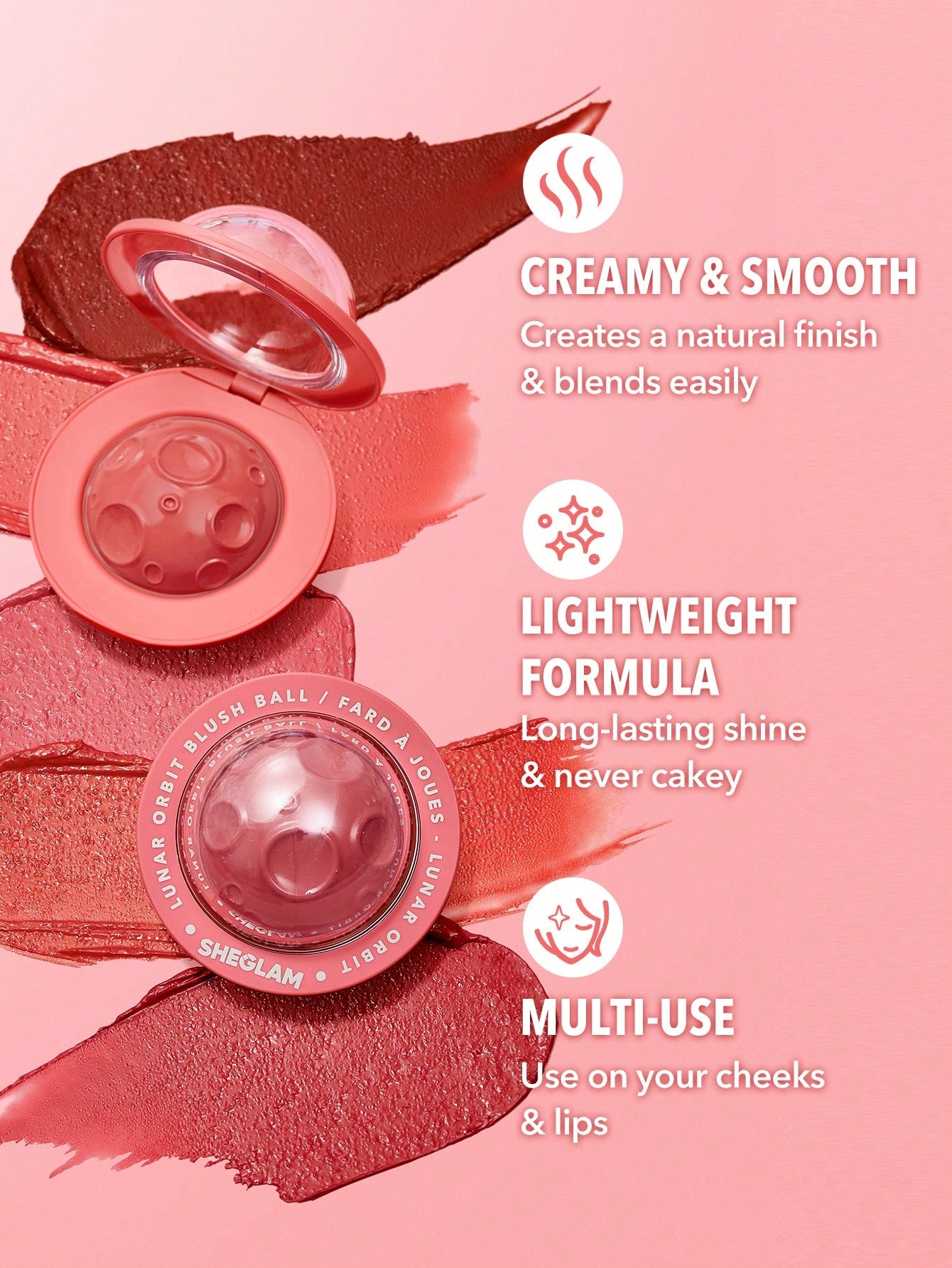 SHEGLAM Lunar Orbit Blush Ball