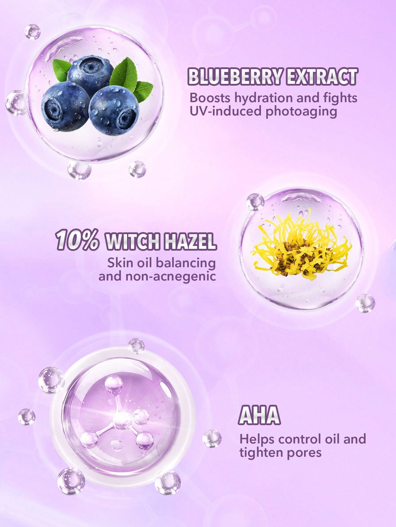 SHEGLAM Good Grip Hydrating Primer - Blueberry+AHA