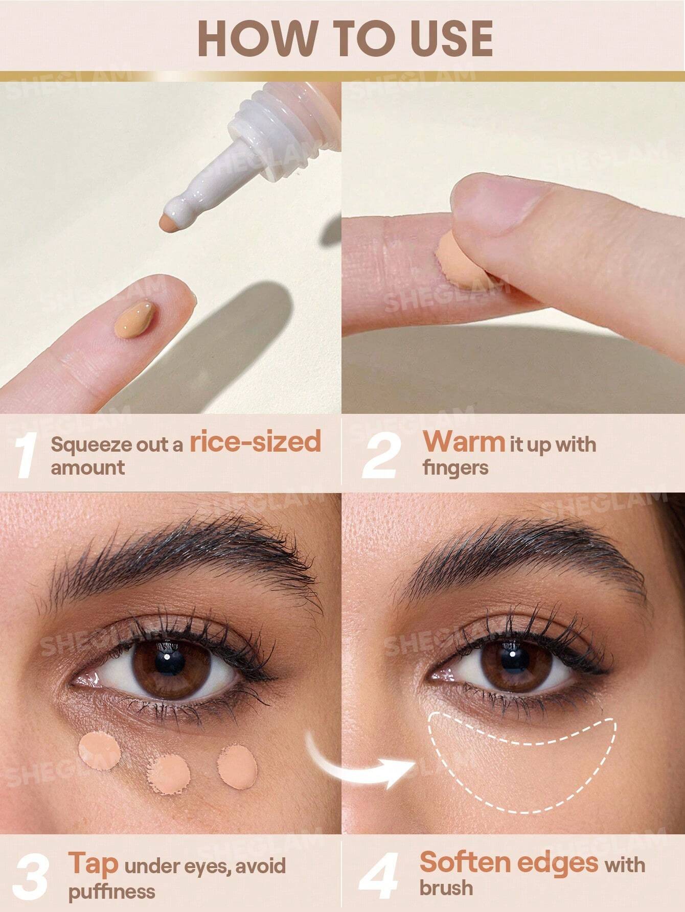 SHEGLAM Poof! Gone Full Coverage Concealer