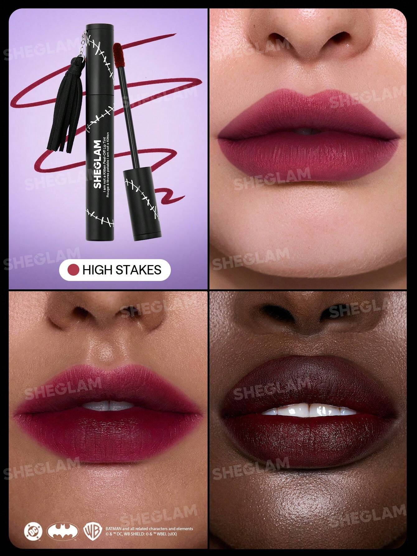 SHEGLAM CATWOMAN™ I Am Not A Kitten Peel-Off Lip Tint