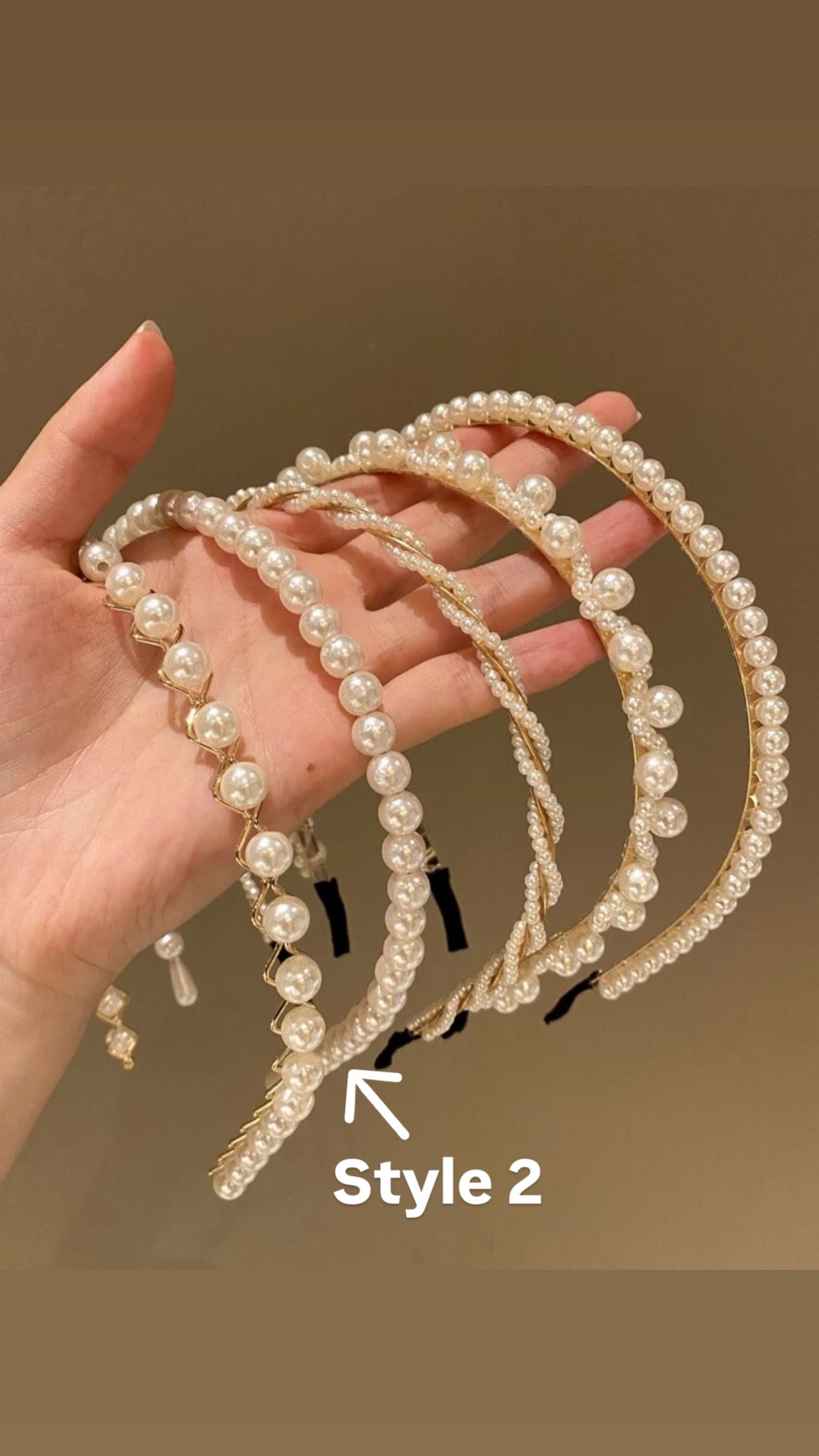 Faux Pearl Headbands