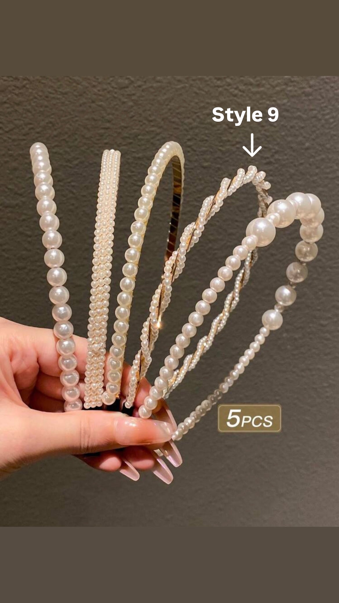 Faux Pearl Headbands