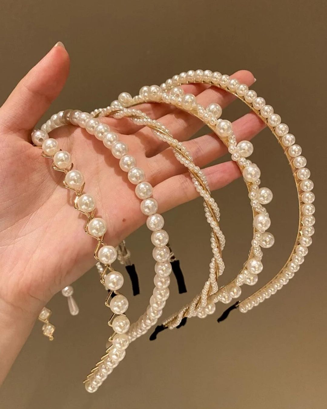 Faux Pearl Headbands