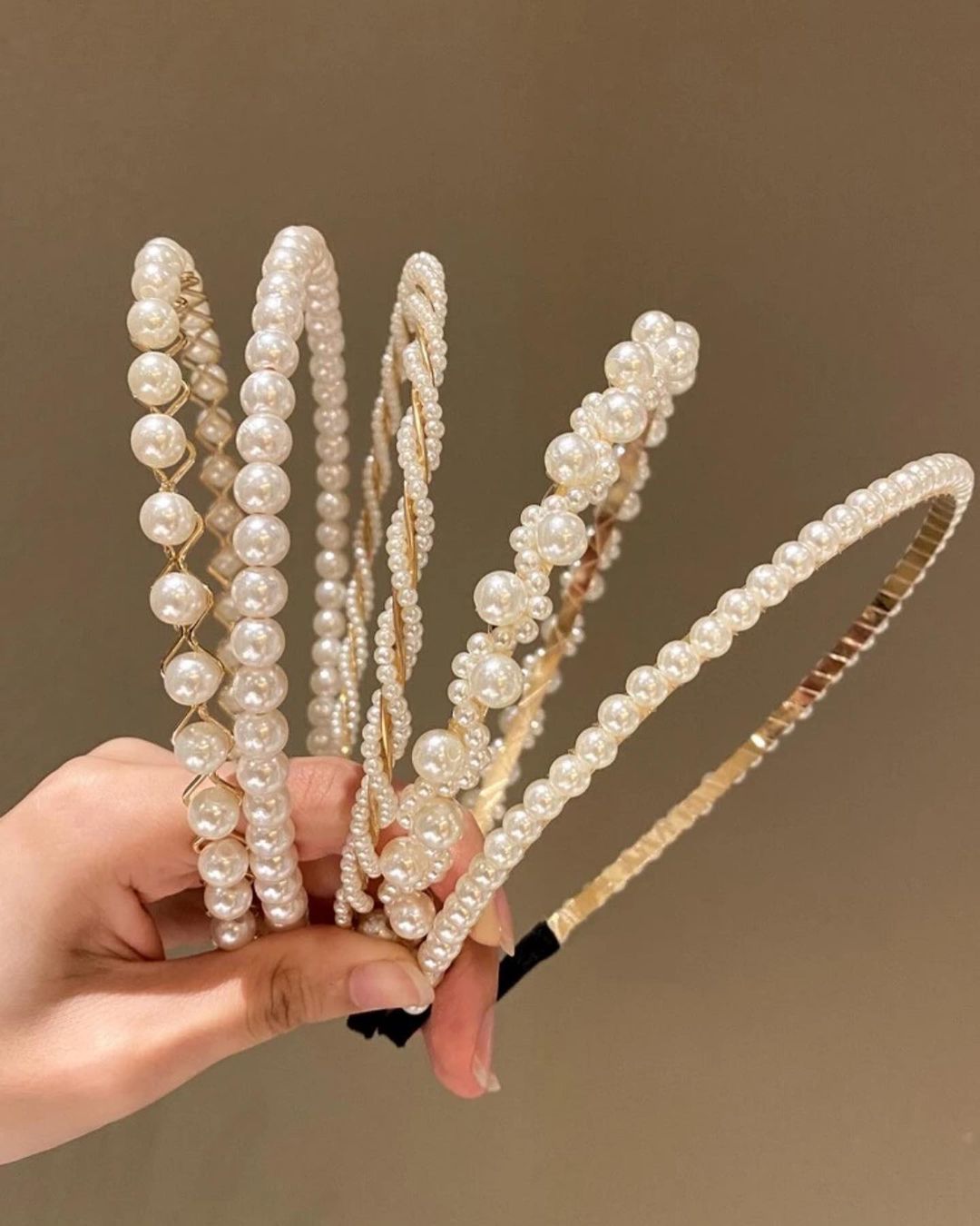 Faux Pearl Headbands