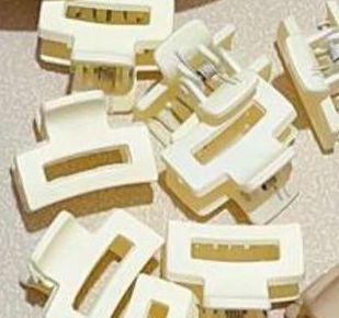 Square Hair Clips - Small