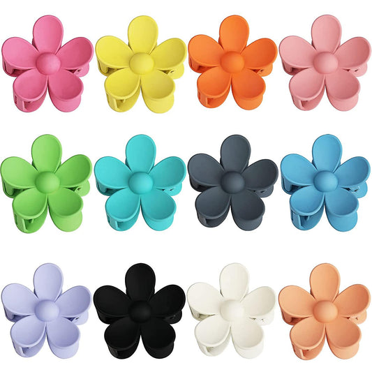 Matte Flower Claw Clip - Large