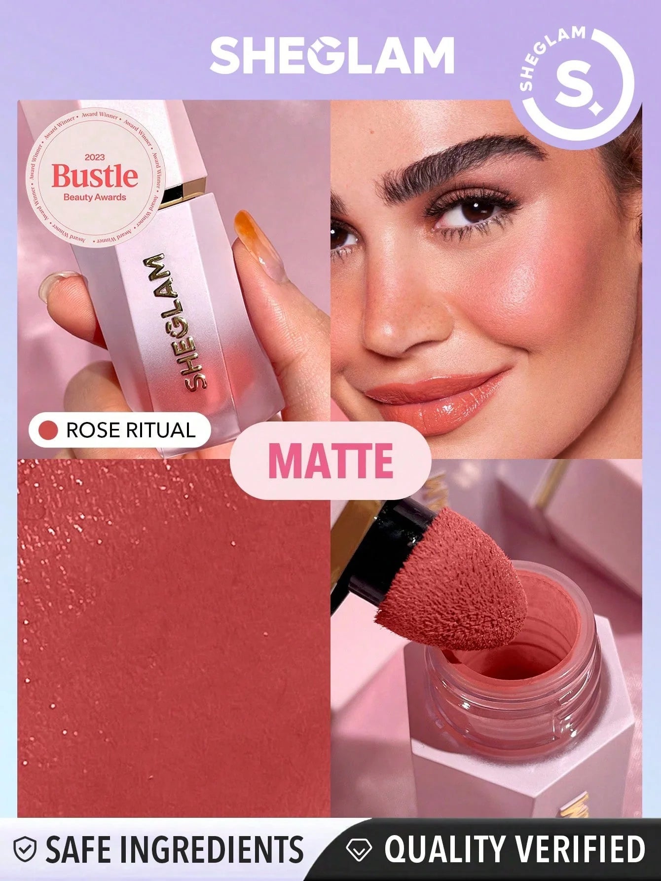 SHEGLAM Color Bloom Liquid Blush - Matte