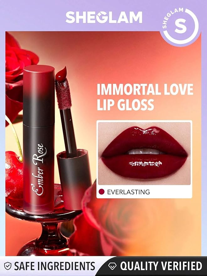 SHEGLAM Ember Rose Immortal Love Nourishing Lip Gloss