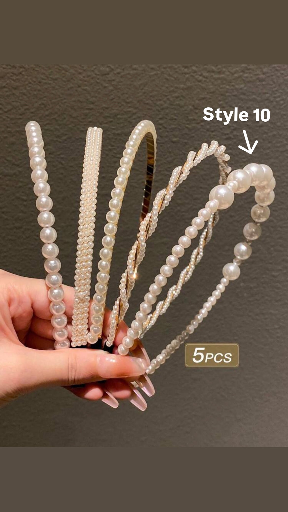 Faux Pearl Headbands