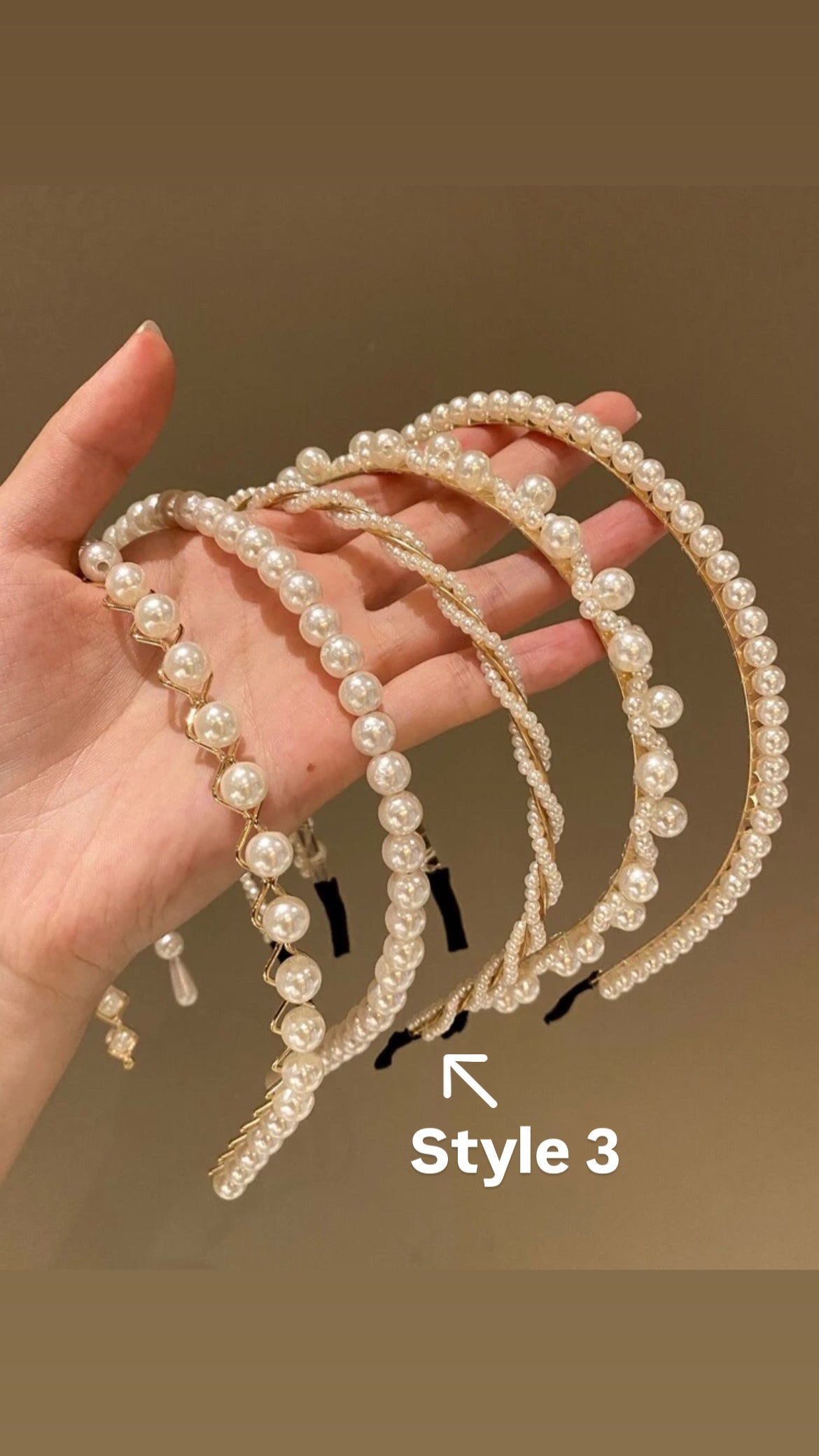 Faux Pearl Headbands