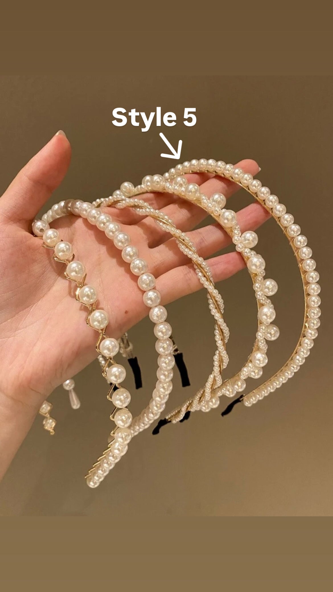 Faux Pearl Headbands