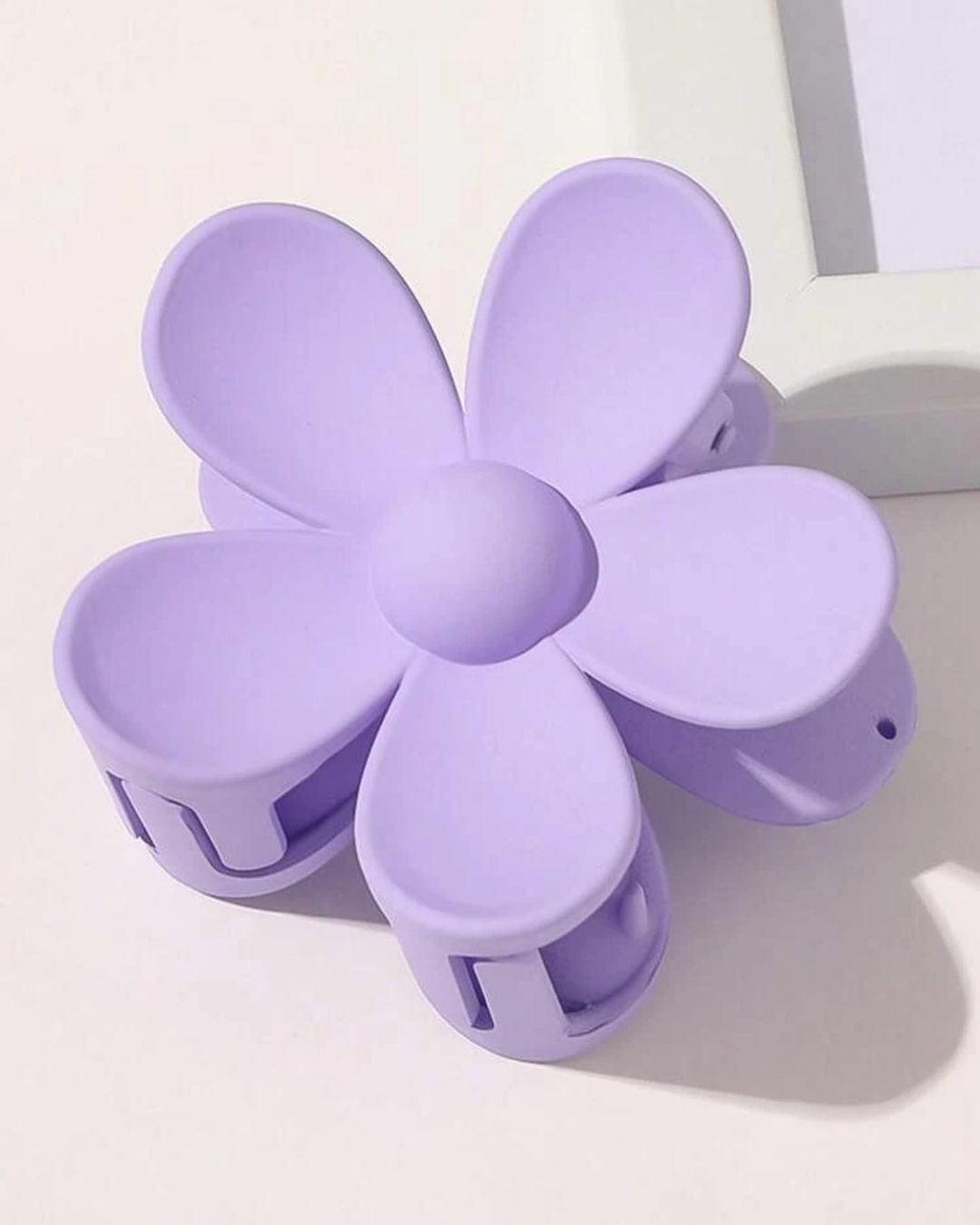 Matte Flower Claw Clip - Large