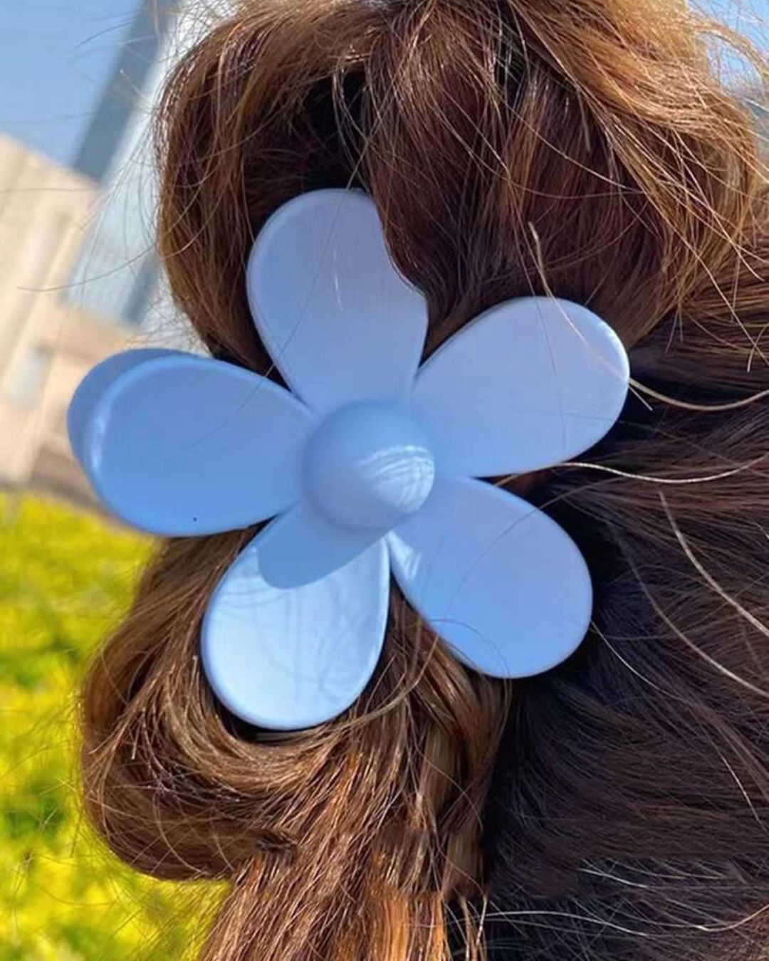 Matte Flower Claw Clip - Large