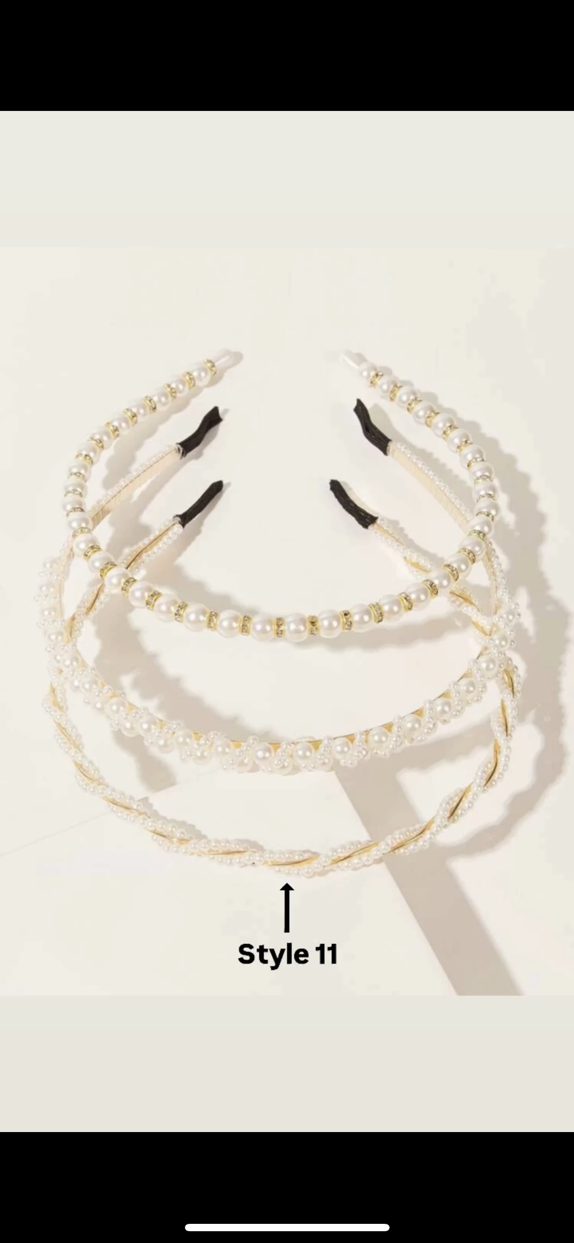 Faux Pearl Headbands