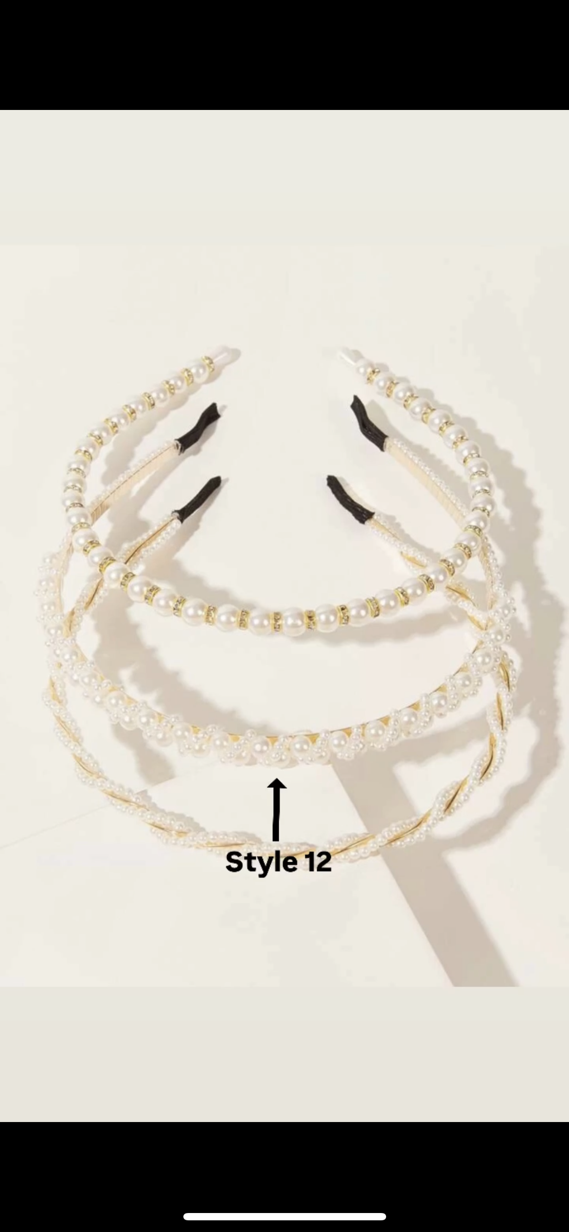 Faux Pearl Headbands