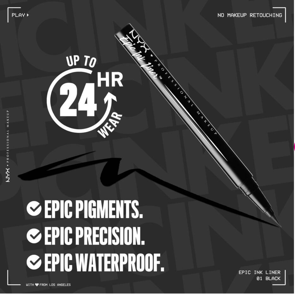 NYX Epic Ink Waterproof Liquid Eyeliner