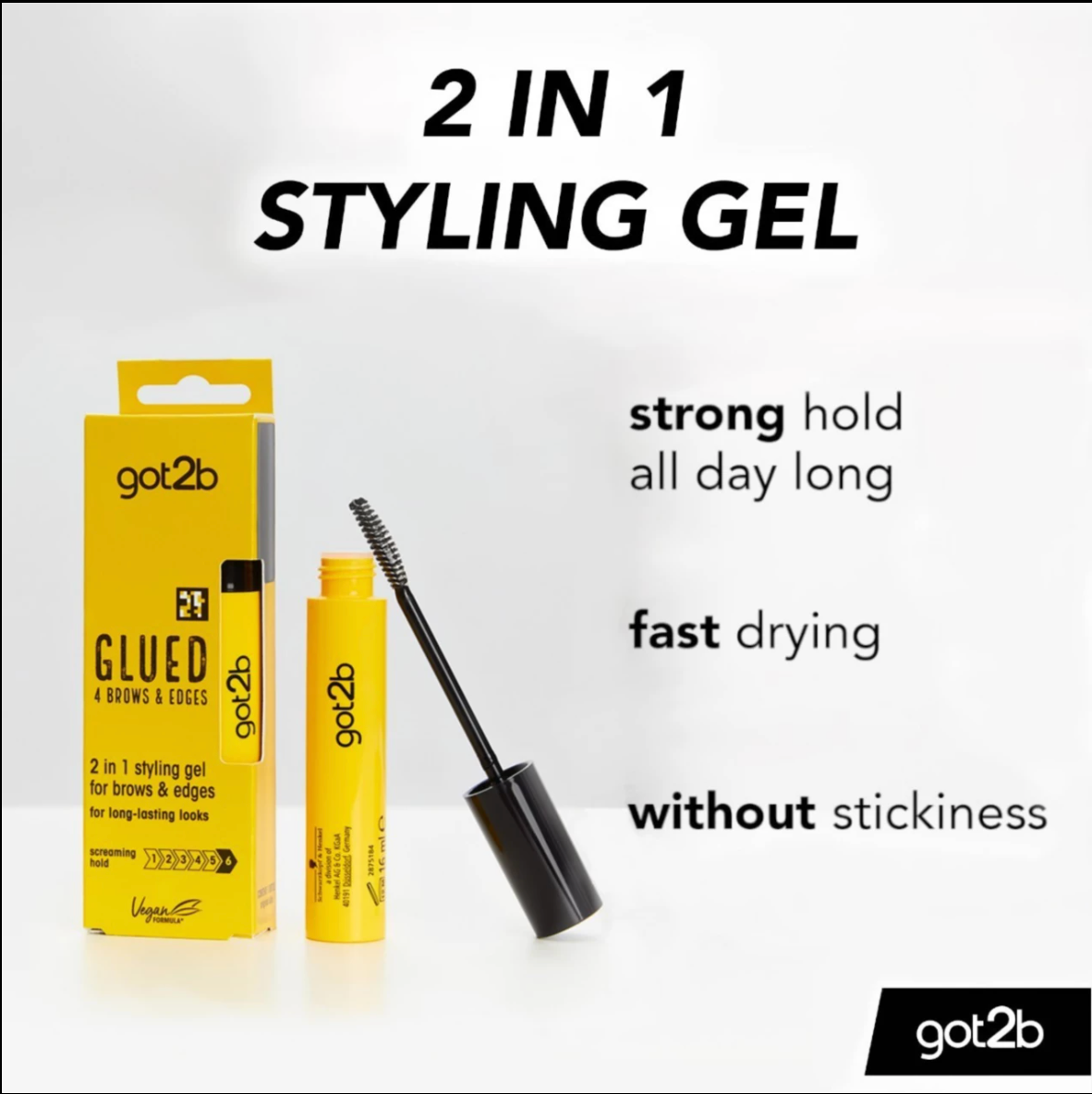 Got2B - Glued 4 Brows & Edges 2in1 Gel