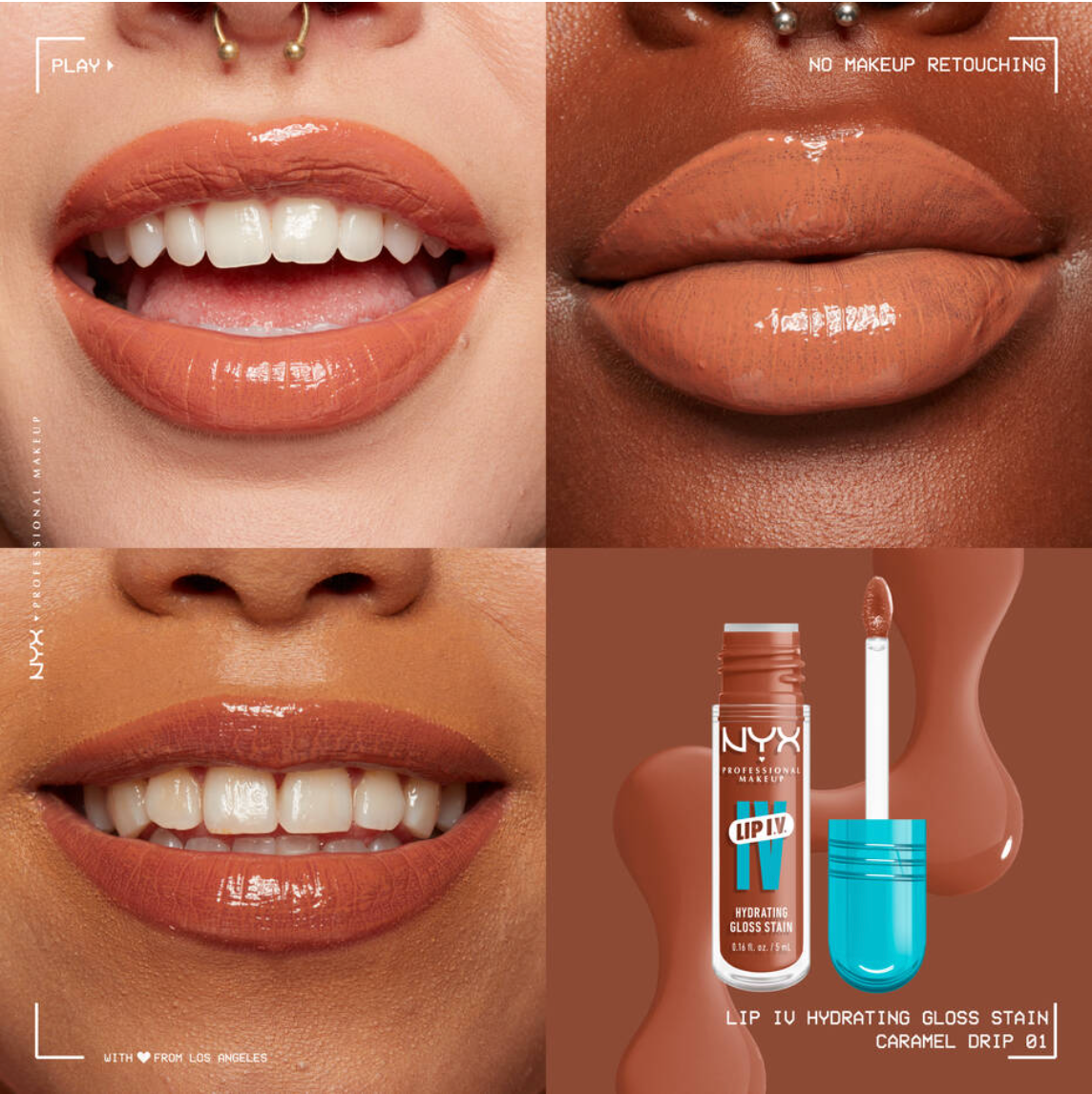 NYX Lip I.V. Hydrating Lip Gloss Stain