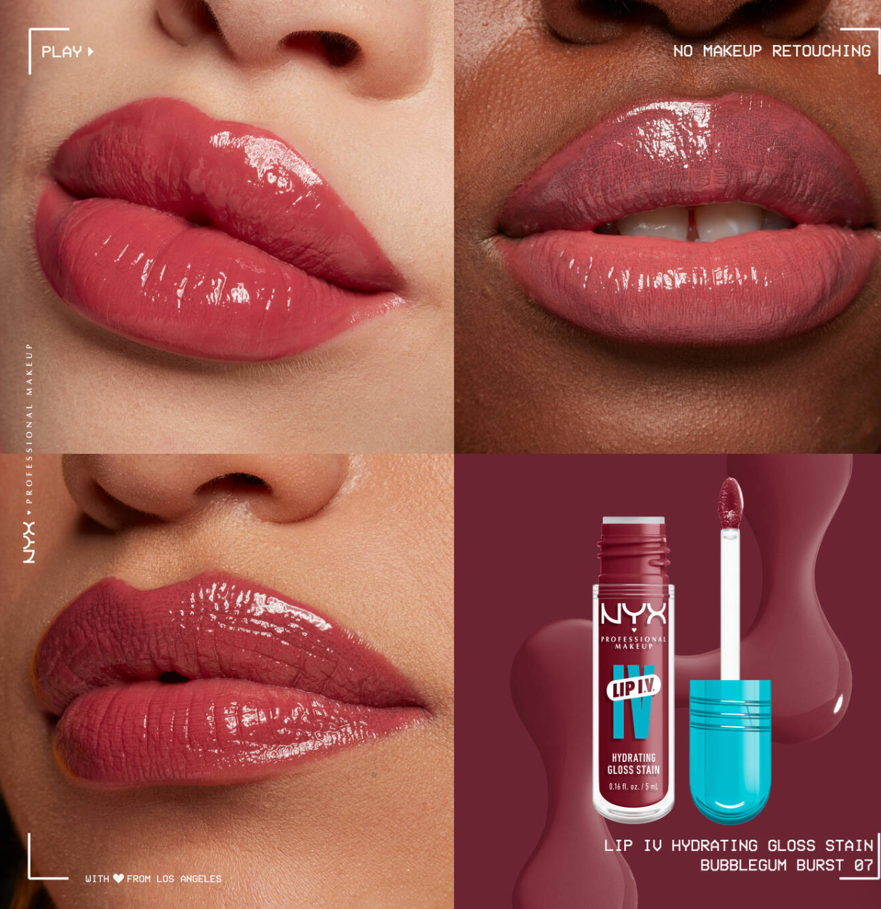 NYX Lip I.V. Hydrating Lip Gloss Stain
