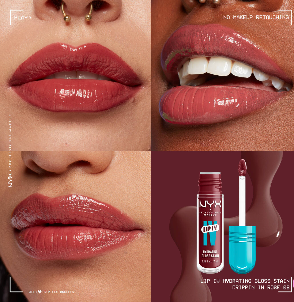 NYX Lip I.V. Hydrating Lip Gloss Stain