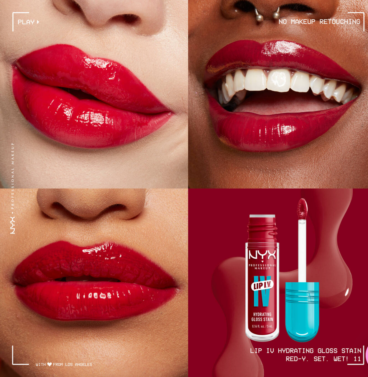 NYX Lip I.V. Hydrating Lip Gloss Stain