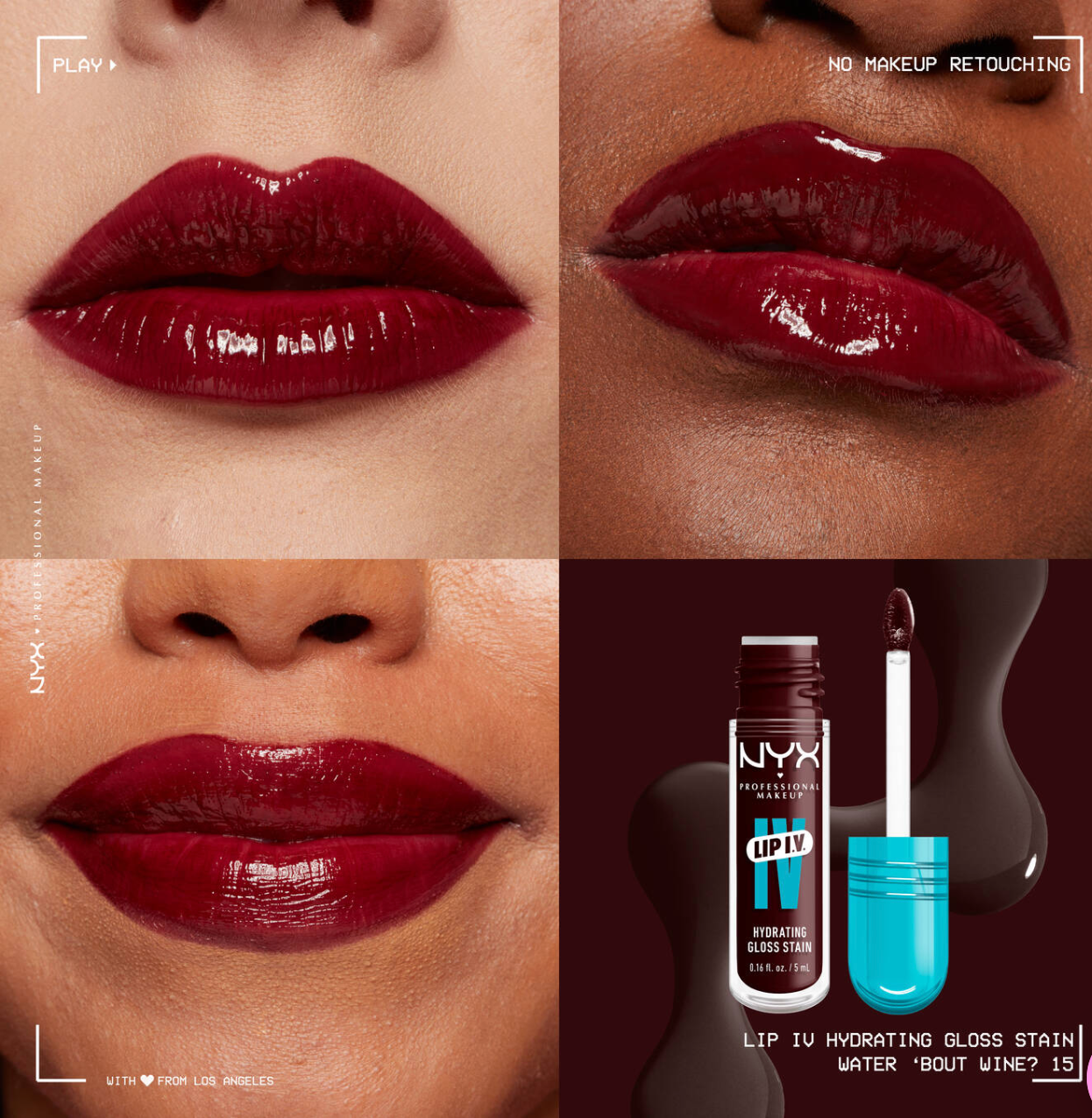 NYX Lip I.V. Hydrating Lip Gloss Stain