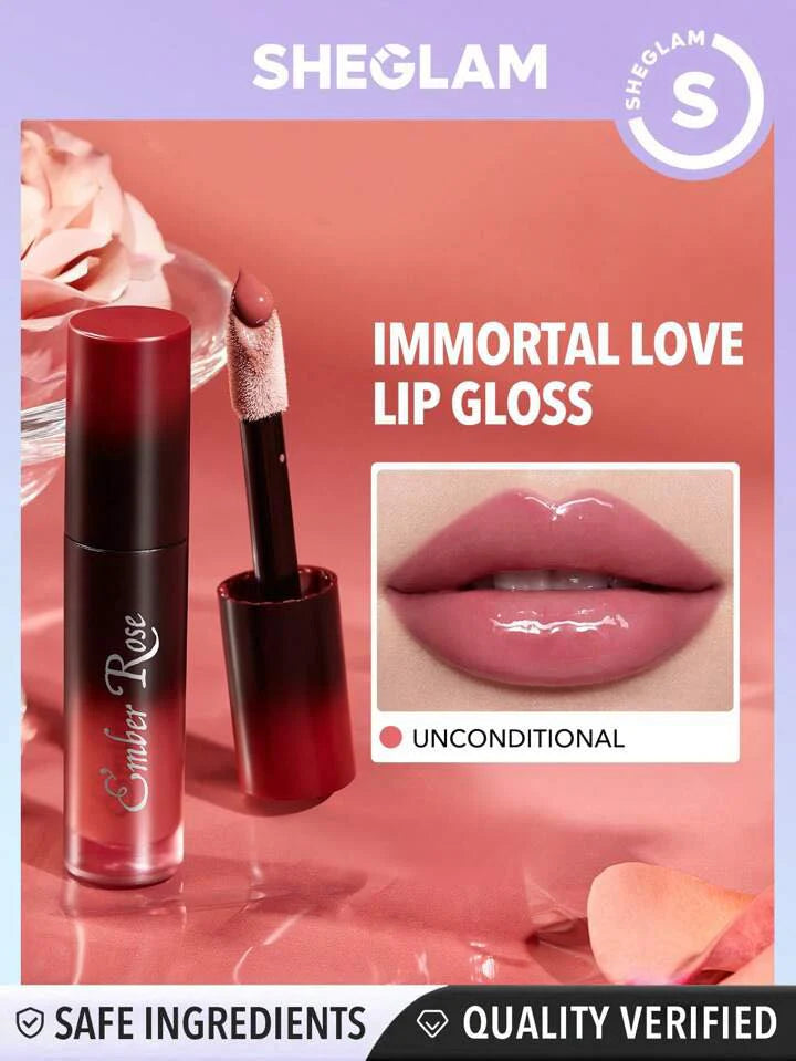 SHEGLAM Ember Rose Immortal Love Nourishing Lip Gloss